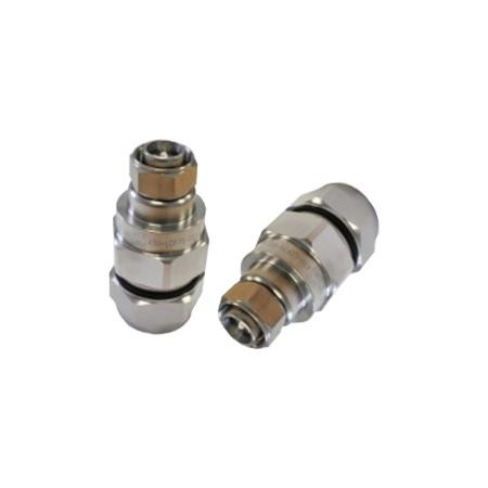 RFS 4.3-10 Male Straight Connector for 7/8" Coaxial Cable, OMNI FIT Premium, Polymer claw and compression sealing