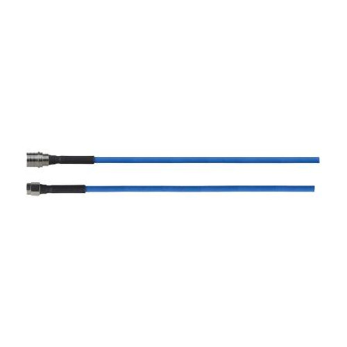 VENTEV BY RF INDUSTRIES 10 ft TFT-402-LF low-PIM coaxial cable assembly with QMA Male Straight to SMA Male Straight.
