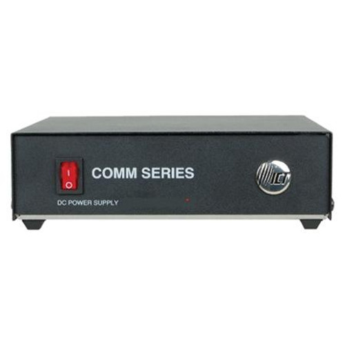 ICT Comm Series DC power supply. 100-130 VAC input. 27.6VDC output. 10 amps peak. 7.1" wide.