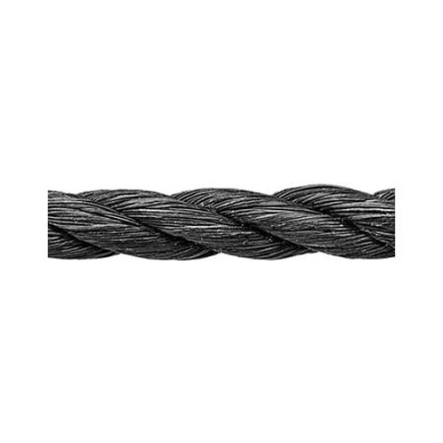 ULINE Twisted Polypropylene Rope - 1/4" x 600', Black