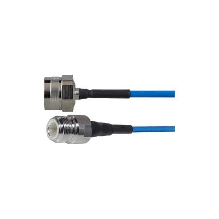 VENTEV 1 ft TFT-402-LF low-PIM coaxial cable assembly with N Male Straight to N Female Straight. PLENUM & PIM RATED