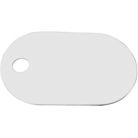 BURNDY Plastic Flame Retardant Tag, White Nylon UL 94V0