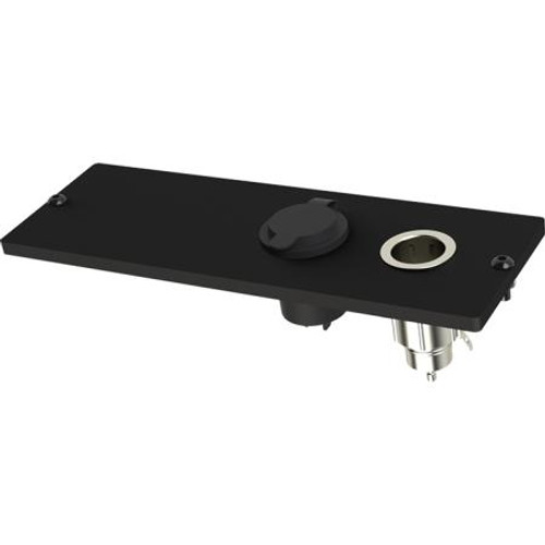 PRECISION MOUNTING TECHNOLOGY 3 in FACE PLATE W/ 1X 12V AND 1X USB 3 in Plate. Includes wiring harness