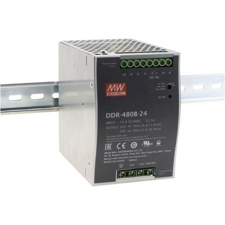 MEAN WELL 480W DIN Rail Type DC-DC Converter