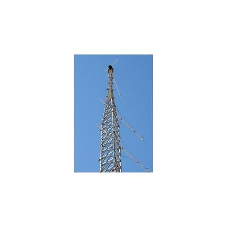 SABRE S3TL Series UL 140-ft/100mph wind- speed rated self-supporting tower kit. Designed to accomodate 7.7sqft EPA without ice and 11.3sqft with 1/2-in ice