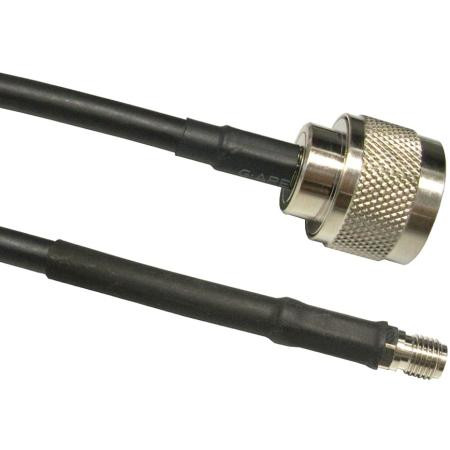 WIRELESS Solutions 2' TWS-195 Antenna extension cable with N Plug (M Center Pin) to SMA Jack (Female) Includes heat shrink.