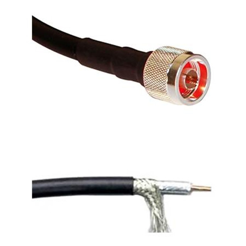 WIRELESS SOLUTIONS 40' LMR400 Jumper. Made of LMR400 with N Male (431926) on one end and PIGTAIL on the other