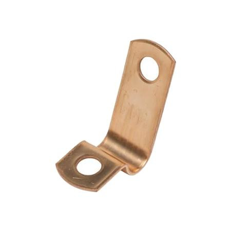 HARGER Copper Cable Clips, supported by single nail fits up to 2/0 grounding conductors. 100 pack.