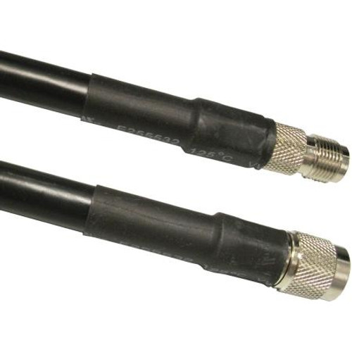 10' TWS-240 Antenna extension cable with RPTNC Plug (M, F center pin) to RPTNC Jack (F, M center pin). Includes heat shrink.