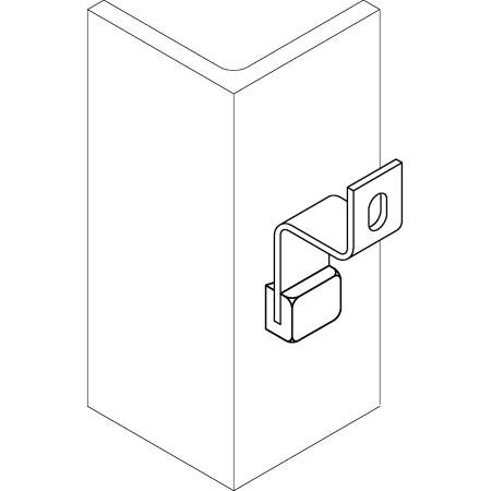 ULTRAWELD mold to connect Theft Deterrent Ground Bar Bracket to steel plate. Requires MH1 handle clamp & UWM65 weld metal.