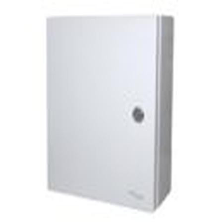 Ventev 14x12x6 Flex-Line Universal Steel Enclosure w/Solid Door, Key Lock Univ. Mtg Plate, (6) 1/2" Knockouts, (2) 5/8" Knockouts, (1) 3/4" Knockout