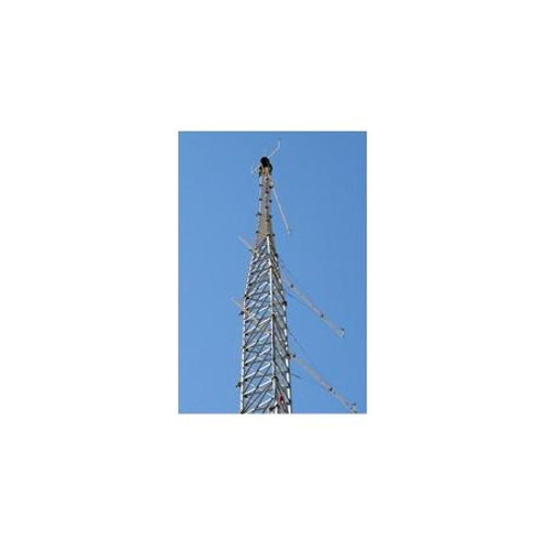 SABRE S3TL Series UL 120-ft/90mph wind- speed rated self-supporting tower kit. Designed to accomodate 7.7sqft EPA without ice and 11.3sqft with 1/2-in ice