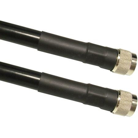 Ventev 25 FT TWS-600 N Male to N Male cable assembly. Includes heat shrink.