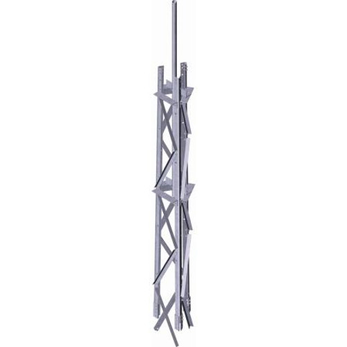 TRYLON #2 Standard knock-down top section for a SuperTITAN self-supporting tower. Fits with #3 sections. Comes with splice plate. Antenna pipe not included.