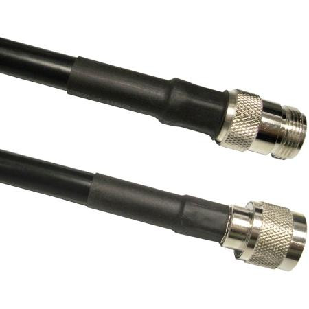 VENTEV 30' TWS-400 Antenna Extension Cable with N male to N female Includes heat shrink. pin). Includes heat shrink.