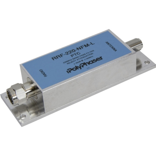 PolyPhaser 220 MHz Band Pass Filter  N/M - N/F Connectors