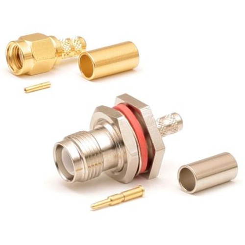 WIRELESS Solutions 36'' TWS-195 Antenna extension cable with RPTNC bulkhead Jack (M center pin) to RPSMA Plug (F Center pin). Includes heat shrink.