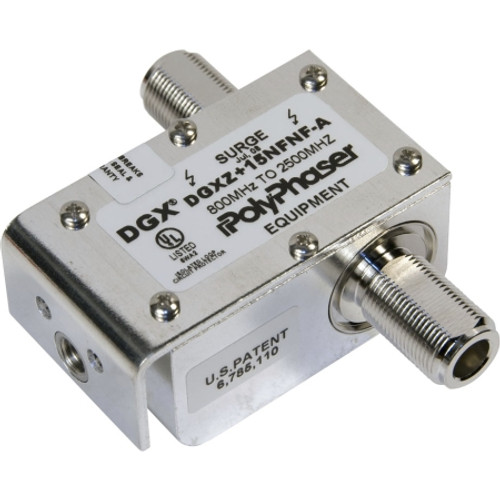 PolyPhaser DC Pass Coax Protector  800 - 2500 MHz