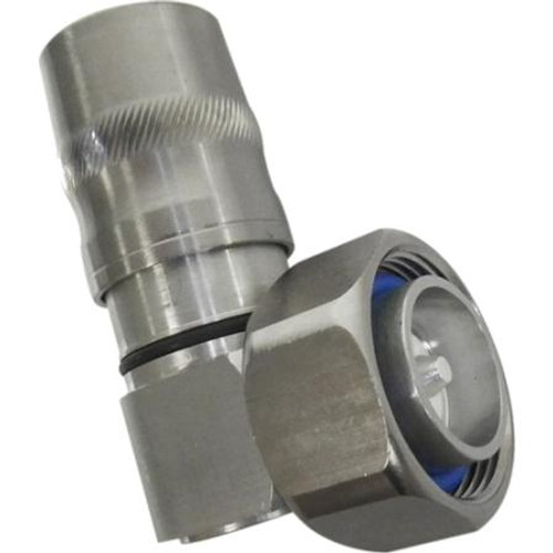 JMA UXP Connector for 1/2"Annular. 50 Ohm. Din Male Right Angle.