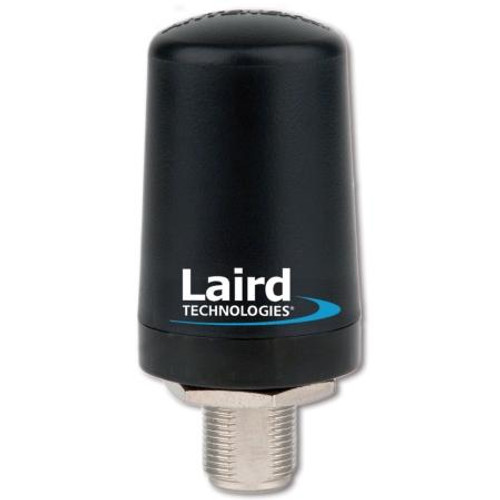 LAIRD 890-960 MHz Phantom 3 dB low permanent mount screwbase antenna. Base secures with locknut. Accepts N male connector. Black.TRA8900S3PB-TS1