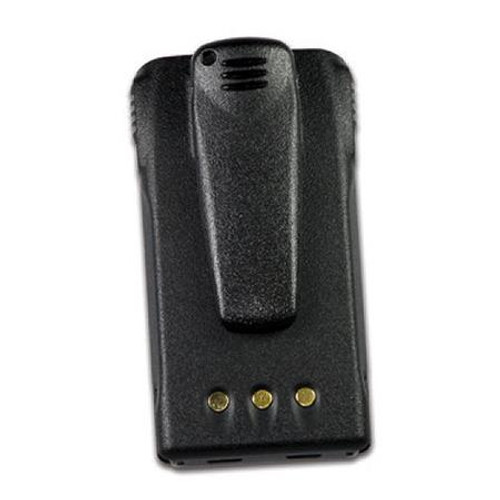 RITRON LiION battery with spring-loaded belt clip for PT series radios. 7.4V. 1800mAh.