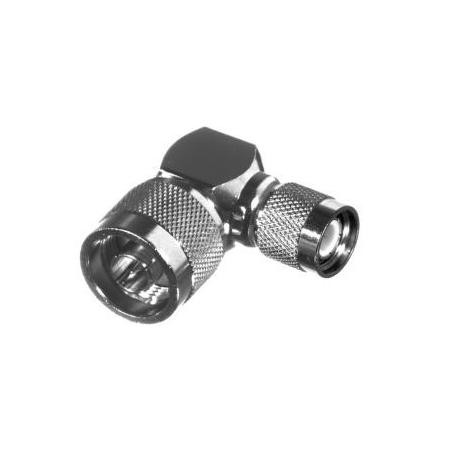 RF INDUSTRIES TNC male to N Female Right Angle adapter.