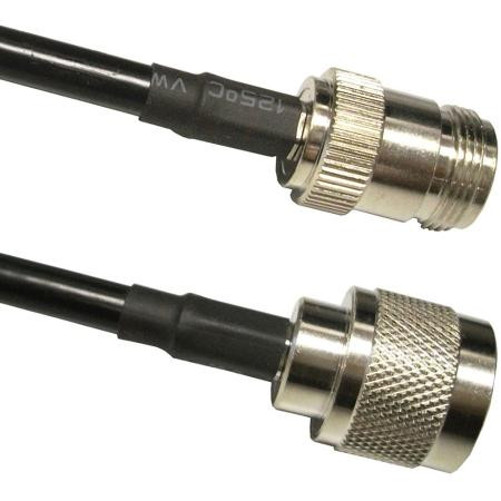 VENTEV 100' TWS-400 Antenna Extension Cable with N male to N female to N female Includes heat shrink.
