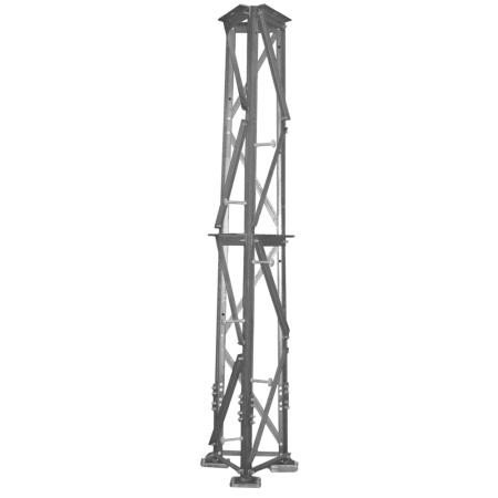 SABRE S3A-LDA Series 3, 130-ft self- supporting tower. Angle-leg, knock-down sections. Doesn't include anchor bolts, base material, templates, or step bolts.