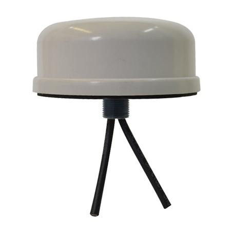 MOBILE MARK 800-2200MHz wideband stud mount white antenna. Includes 15' RF195 with SMA male (800-2200).