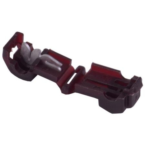 HAINES PRODUCTS T-Tap disconnect for wire sizes 22-18. .250 tab mates with male quick slide connector. Red. .