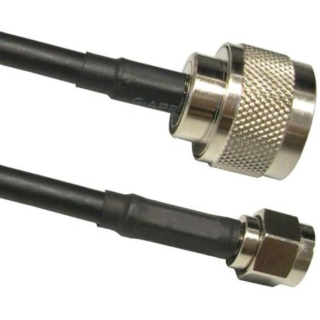 VENTEV 3' TWS-195 Antenna extension cable with N male to RPSMA male. Includes heat shrink.