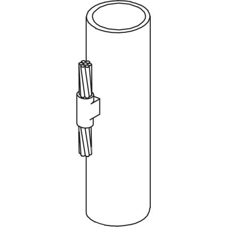 ULTRAWELD mold for# 2 stranded cable to 1.5"- 4" vertical pipe in a thru pattern (up and down). Requires CSH1 handle clamp & UWM45 weld metal.