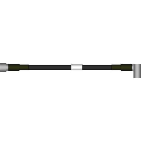 COMMSCOPE 25' SureFlex Jumper Consists of LDF4-50 1/2" Heliax cable with DIN Male and RA DIN Male connectors on each end. PREMIUM LOW PIM JUMPER.
