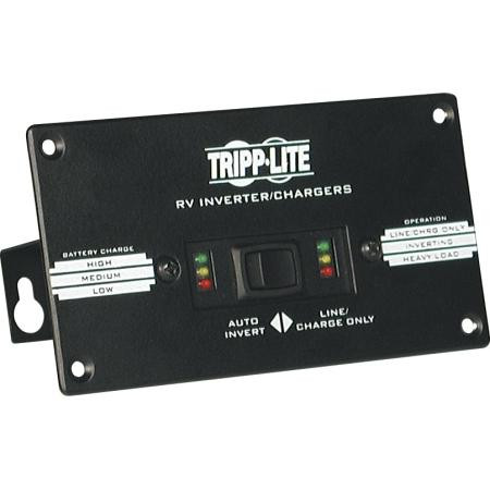 TRIPPLITE remote switch for PowerVerter PLUS, APS and EMS inverters w/RJ45 jack. Inc 50' control cable & 25' master override cord.