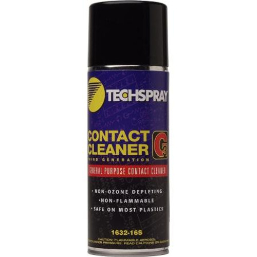 TECHSPRAY General Purpose Contact Cleaner G3 is safe on most plastics.SEE TESSCO.com for INCOMPATIBILITY list. No HCFC-141b;Non-Flammable;16 oz.Aerosol