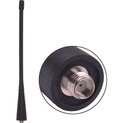 LAIRD 450-470 MHz molded portable antenna with King/Uniden style SMA connector. .