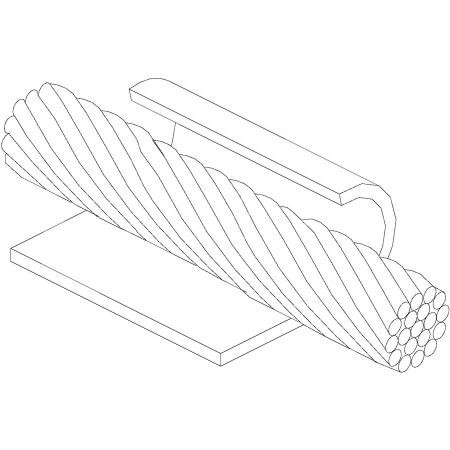 HARGER Adapter sleeves. Wrapped around smaller wire in order to make it fit properly into molds.