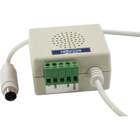 TRIPP LITE Envirosense detertion unit. provides remote temperature/humidity monitoring & a dry contact interface to control and monitor alarm, security devi