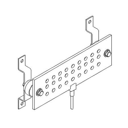 HARGER 1/4" thick x 4" wide x 12" long ground bar with a 25', #2 gauge solid tinned copper tail welded to the bar. 27 pre-drilled 7/16" holes. Tinned.
