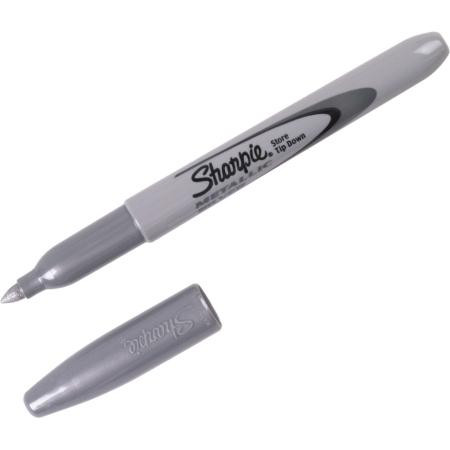 RF INDUSTRIES Silver Ink Cable Marking Pen w/2 nibs writes on metal, rubber, plastic, etc. Fine Tip