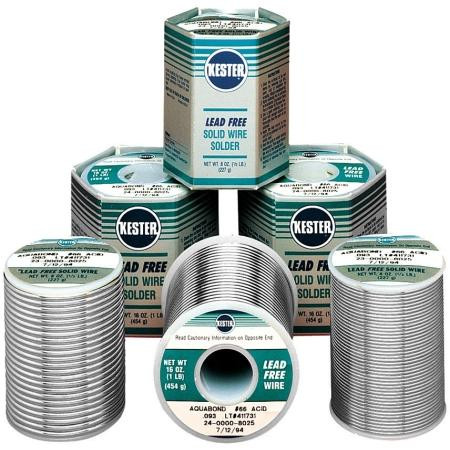 KESTER "275" NO LEAD No Clean Solder .031" diameter, 96.5% tin, 3% Silver, .5 Copper alloy. Packaged in (1 lb spool).