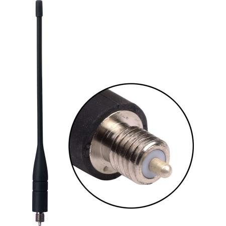 LARSEN 806-866 MHz 7" 1/2 wave end fed portable "Spots" antenna with M7 x 1.0 connector.