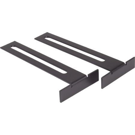 GAMBER JOHNSON equipment mounting bracket/ faceplate for GE EDACS Orion/ MLSL160, Motorola 4009CB, Uniden FML600C/ HR2510. 2.5"H x 7.38"W.