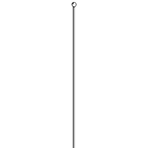 LARSEN replacement whip for most VHF gain and low band 1/4 wave antennas. .125 x 49" tapered rod. Black.