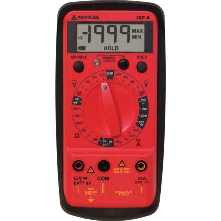 METERMAN 5XP. Compact DMM w/non-contact voltage detector. Designed for field service, auto, education and residential customers. Includes Test Lea