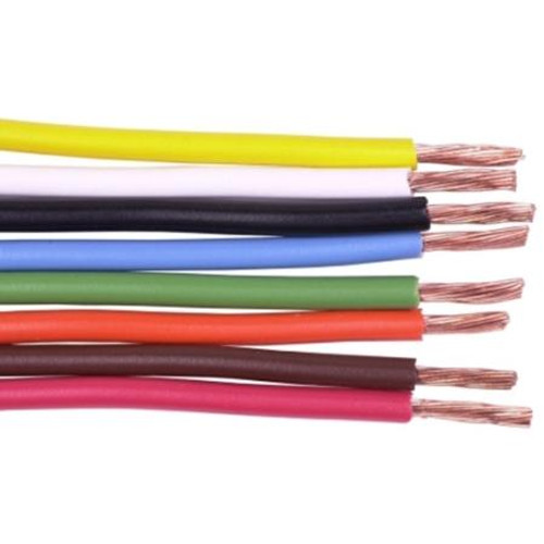 CONSOLIDATED 1 conductor 16 gauge PVC insulated copper strand wire. 19 x 27 Strand.Color GRAY,1000 ft roll