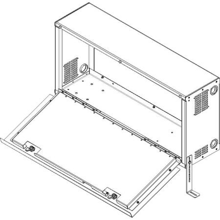 HAVIS Universal Storage Box for Utility Vehicles. Provides safe & secure mounting of equipment in cargo areas. Mounts in cargo area behind rear seat.