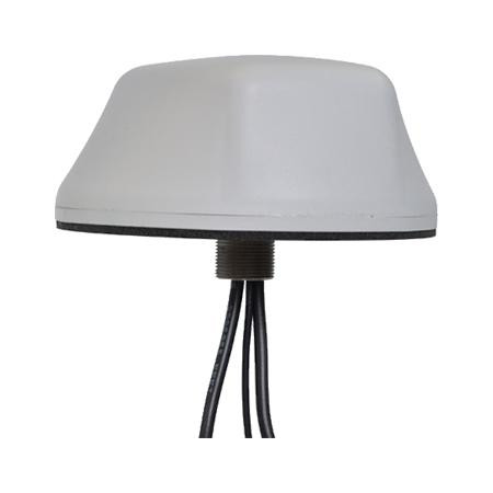 MOBILEMARK MIMO LTE and GPS antenna Low Profile Mobile antenna.694-960 MHz 1710-3700MHz, & 1573.42-1577.42 MHz. LTM-302-3C3C2C-WHT-180