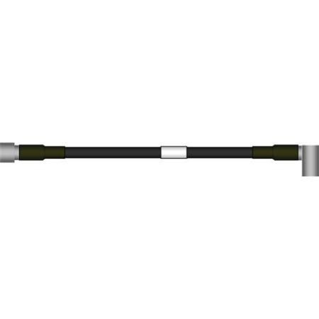 COMMSCOPE 15' SureFlex Jumper Consists of LDF4-50 1/2" Heliax cable with DIN Male and RA DIN Male connectors on each end. PREMIUM LOW PIM JUMPER.