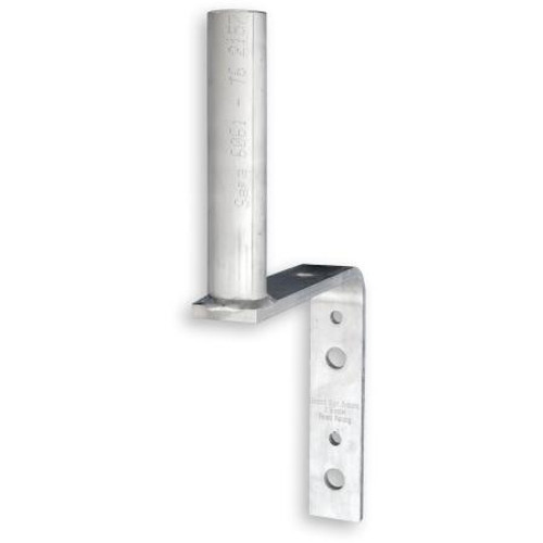 SECOND SIGHT SYSTEMS Standard Aluminum Antenna Pole/Wall Mount. It is well suited for several applications.